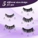 Fcicarn 5 Pairs Magnetic Eyelashes with Eyeliner Kit - Natural Look, Reusable, No Glue Needed - Buy Online on GoSupps.com