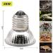 Wooluck 25W Turtle Heat Lamp Bulbs - UVA + UVB Full Spectrum Dimmable Halogen Light for Reptiles & Amphibians (6-Pack) - Buy Online on GoSupps.com