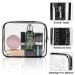 APREUTY Clear Makeup Bags Set - TSA Approved 2Pcs Portable Cosmetic Pouches for Travel, Black - Buy Online on GoSupps.com