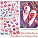 Halloween Nail Art Stickers Xcreando 5D Embossed Nail Decals Design with Skull Bones Ghost Witch Pumpkin Bat Lips Self-Adhesive Thick DIY 3D Nail Art Supplies for Halloween Days Party Cosplay Decorations 5 Sheets - Buy Online on GoSupps.com