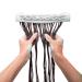 Hair Works Hair Extension Style Caddy - White | Holds Clip-Ins, Tape-Ins, Micro Bundles | Professionally Designed | Color, Wash, Style, and Store with Ease - Buy Online on GoSupps.com