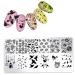 3pcs Nail Art Stamp Templates Kit - Stamper & Scraper for Maleicure | OM-D13 OM-D14 OM-D15 - International Shipping Available - Buy Online on GoSupps.com