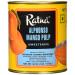 Ratna Alphonso Mango Pulp 30 oz (850g) Pack of 4 with Free Miras 2-in-1 Measuring Spoon | Sweetened | Premium Quality Mango Puree - Buy Online on GoSupps.com