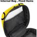 Portable Women's Binding-Storage Bags | Menstrual Cup & Pad Pockets | Teen Girls' Tampon Bags | Multicolored Yellow Alphabet Design - Buy Online on GoSupps.com