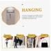 GRIRIW Cloth Hooks Towel Multi-Functional The Punch Clothing Punch- for Door Organizer Over Back Hanging Rear 50X8cm Black - Buy Online on GoSupps.com