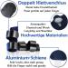 Fittoo Finger Splint for Arthritis & Tendonitis Relief - Protective Support for Index Middle & Ring Fingers - Black - Optimal Nighttime Comfort - Buy Online on GoSupps.com