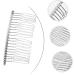 SKISUNO 20 Wedding Veil Comb Bride Headpieces for Wedding Wire Hairpins Hair for Women Black Metal Veil Hair Comb Hair Accessories for Women Wedding Bridal Veil Miss French Wide Tooth Comb - Buy Online on GoSupps.com