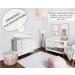 Baby Laundry Basket - Large Grey Toy Storage Hamper with Pink Bunny Rattle - Nursery Organizer and Woven Baskets - Buy Online on GoSupps.com