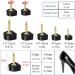 10 Pairs High Heel Replacement Tips | Stiletto Caps & Protector Dowels | U-Shape Black Cover for Women - Buy Online on GoSupps.com
