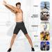 Men's 3 Pack Dry Fit Compression Shorts with Pocket, Workout Athletic Underwear, Black+White, Large - Buy Online on GoSupps.com