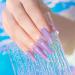 PEARL GLITTER GEL POLISH - Reflective Sparkle Clear Shell Glitter Nail Art - UV/LED Cured - 7.5ml - Buy Online on GoSupps.com