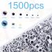 Prasacco 1500 Pcs Self-Adhesive Googly Eyes for Crafts - Multi-Color & Multi-Size (4/5/6/8/10/15mm) - Buy Online on GoSupps.com