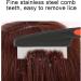 Stainless Steel Fine Tooth Lice Comb - Professional Nit Removal for Kids, Adults, Pets - Long/Short Hair - Buy Online on GoSupps.com