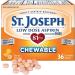 St. Joseph Aspirin Chewable Orange 81mg 36 Tabs - Pack of 3 - Buy Online on GoSupps.com