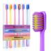 Extra Soft Toothbrush with 4000 Soft Bristles Pack of 8 - Ideal for Sensitive Gums - Macaron Color