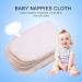 Breathable Cotton Washable Diaper Inserts - Reusable Cloth Diapers for Newborns | Tower Diaper Deposits (10 Pieces) - Buy Online on GoSupps.com