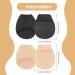 4 Pairs Ball of Foot Cushion Socks - Women's No Show Liner & Toe Topper Socks with Padding | Forefoot Pads & Non-Skid Comfort - Buy Online on GoSupps.com
