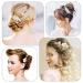 5-Piece Pearl Hair Accessories Set | Bridal Hair Combs & Gold Pearl Hairpins for Wedding - Elegant Bride Headdress - Buy Online on GoSupps.com