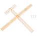 T-Shirt Alignment Ruler Guide Tool Set with Acrylic to Center Designs for Easy Make Sewing Adult Kids Children Little Boys Tee Clothing, Transparent