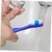 Solustre 10-Pack Travel Toothbrushes - Compact Short Handle Cleaning Brushes for Prison & Travel - Buy Online on GoSupps.com