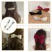 LEEFONE 80mm Iron French Barrette Hair Clips - 50 PCS, Silver Tone | DIY Hair Clip Craft Bows - Buy Online on GoSupps.com