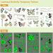 Luminous Temporary Tattoos for Kids - 4 Glow in The Dark Series, Birthday Party Favor with Butterfly, Space, Mermaid, Ocean, Unicorn Designs - 16 Sheets - Buy Online on GoSupps.com