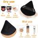 Generic 2 Pieces Powder Puff Triangle Powder Puff Soft Makeup Powder Puffs Reusable Powder Puff Triangle Dry Wet Velour Puff for Loose Powder Daily Makeup Foundation Cream Blush (Black) - Buy Online on GoSupps.com