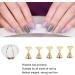 Nail Tip Stand Ceramic Pumpkin Shaped Nail Display Stand Nail Practice Stand for Home DIY and Salon Magnetic Nail Tip Holder Stand Set for Nail Beauty Salon(white) - Buy Online on GoSupps.com