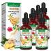 5 PACK Ginger Oil for Hair Growth Hair Growth Serum Biotin Hair Growth Oil Hair Growth Ginger Serum for Men and Women Hair Growth Treatment Hair Loss Treatment Promotes Thicker Growth Hair