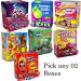 Fini Watermelon Missile Xplosion Tennis Balls Camel Balls Cola Bottles Burger & Banana Split Bubblegum Box 1kg(200 Counts) | Pick any two boxes | VIMIX - Buy Online on GoSupps.com
