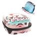 Women's bonds storage pockets Stillpad keeper cow pattern portable period kit bag feminine product bag for women girls color1