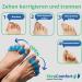 Stepcomfort Toe Spreader for Hallux Valgus - 4 STK Elastic Bale Toe Corrector Silicone Separator for Hammer Toe Correction & Foot Realignment (White) - Buy Online on GoSupps.com
