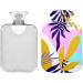 NAANLE 2L Hot Water Bottle with Abstract Hawaii Flower Cover - Pain Relief & Warmth for Back Hands and Feet - Buy Online on GoSupps.com