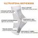 Neuropathy Relief Socks - 4 Pairs for Men & Women | Toeless Compression Ankle Socks for Plantar Fasciitis | Soothe Neuropathy Pain | Black/White, Large-X-Large - Buy Online on GoSupps.com