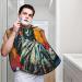 Buy Colorful Statue of Liberty Beard Bib Apron - Non-Stick Hair Catcher for Men | Perfect Shaving Gifts | One Size Black - Buy Online on GoSupps.com