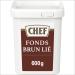 CHEF Dehydrated Brown Bonded Fund - Dehydrated Funds - Sauces, Meat Funds - 600g Pot for 15L to 40L of Funds
