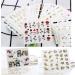 54 Sheets Self-Adhesive Nail Art Stickers - Colorful Flowers, Gold & Silver Butterfly, Stars, Feather Pattern - for Gel Nails - Women/Girls - Buy Online on GoSupps.com