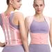 Back Brace and Posture Corrector for Women and Men Back Straightener Posture Corrector Scoliosis and Hunchback Correction Back Pain Spine Adjustable Corrector(Pink M Waist 26-34 inch)