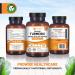 Organic Turmeric Capsules 1440mg | 120 Capsules with Black Pepper & Ginger | High Strength Curcumin Supplement | Made In UK - Buy Online on GoSupps.com