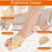 Bunion Corrector Set for Women and Men - Toe Separator Pads for Pain Relief - Day & Night Support Splint for Bunions & Crooked Toes - One Size, 1 Pair Beige - Buy Online on GoSupps.com