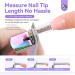 SAVILAND Acrylic Nail Cutters - Chameleon Nail Clipper & Sizer Magnets | 15PCS Sharp Nail Tech Supplies for Home & Salon - Buy Online on GoSupps.com