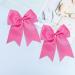 2 Pieces Pink hair bow clip 8 Inch Pink bow hair clip Pink Pink Color Large Bowknot Hairpin Hair Clip Ponytail Holder Big Ponytail Holder Cheerleading Hairpin Christmas Valentine's Day - Buy Online on GoSupps.com