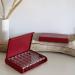 24/7 MEDICASE Danish Design Pill Box for 7 Days - Compact Dust Red Organizer for Small Dosages - International Shipping Available - Buy Online on GoSupps.com