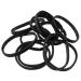 Hair-Like Hair Ties - 12 Black Rubber Wide Ties (4.5cm) with Storage Box | Best Support & Style - Buy Online on GoSupps.com