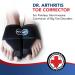 Dr. Arthritis Toe Straightener Foot Brace - Adjustable Big Toe Corrector and Bunion Brace for Men & Women (Black) - Buy Online on GoSupps.com