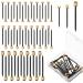 Hotop Picture Hanging Nails Picture Frame Nails Black Steel Nails and Brass Head Picture Frame Hangers Nails Hardware, 5-30 lbs (75 Pieces,Small, Medium, Large) Small, Medium, Large 75