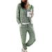 oelaio Women's Fashion Tie-Dyed Printed Sportswear Hoodie Green - Buy Online on GoSupps.com