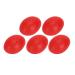 Verdant touch hand massage ball silicone handleball 5 pieces wrist exercise strength training massage handle strength red (25 ) egg shape oval