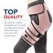 Stabilizing Hip Support Brace for Sciatica & Piriformis Syndrome Pain Relief - Thigh & Hamstring Compression Wrap - Doctor Developed - Women & Men - (S/M Pink) - Buy Online on GoSupps.com