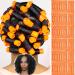 60pcs Perm Rods Set for Natural Hair Plastic Cold Wave Rod Non-Slip Hair Rollers 0.87 Inch Orange Perm Rods for Long Short Hair Curling Rods Hair Perms for Women Hair Curlers DIY Hairdressing Tools 60 Count (Pack of 1) o...